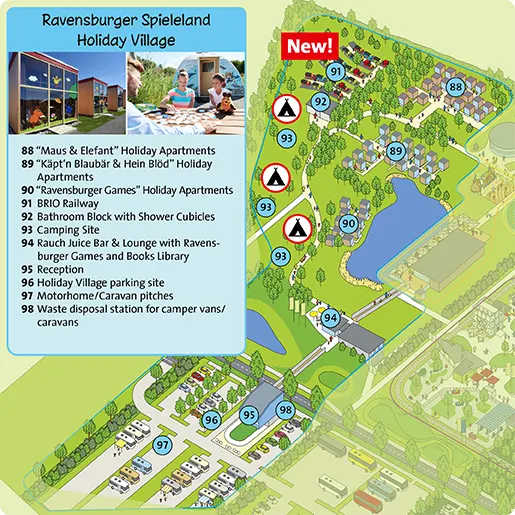 Ravensburger Spieleland_Holiday Village_Map